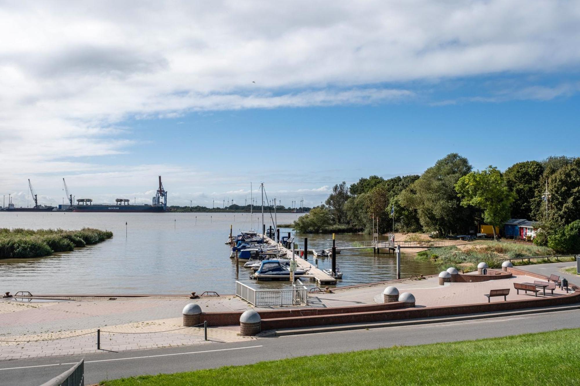 Ferienwohnung Flut Am Weserstrand Sandstedt Εξωτερικό φωτογραφία